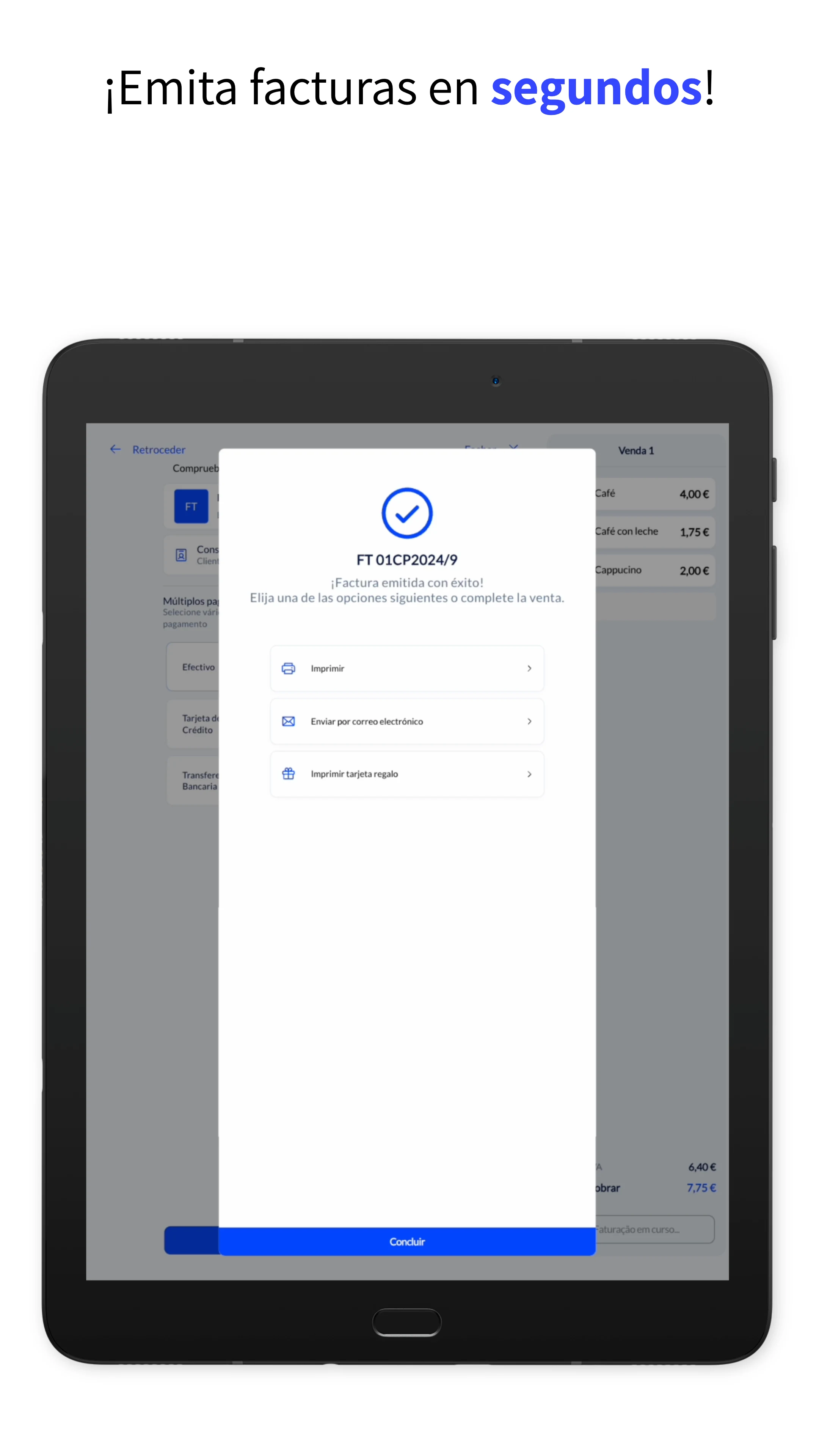 Cegid Contasimple TPV screenshot