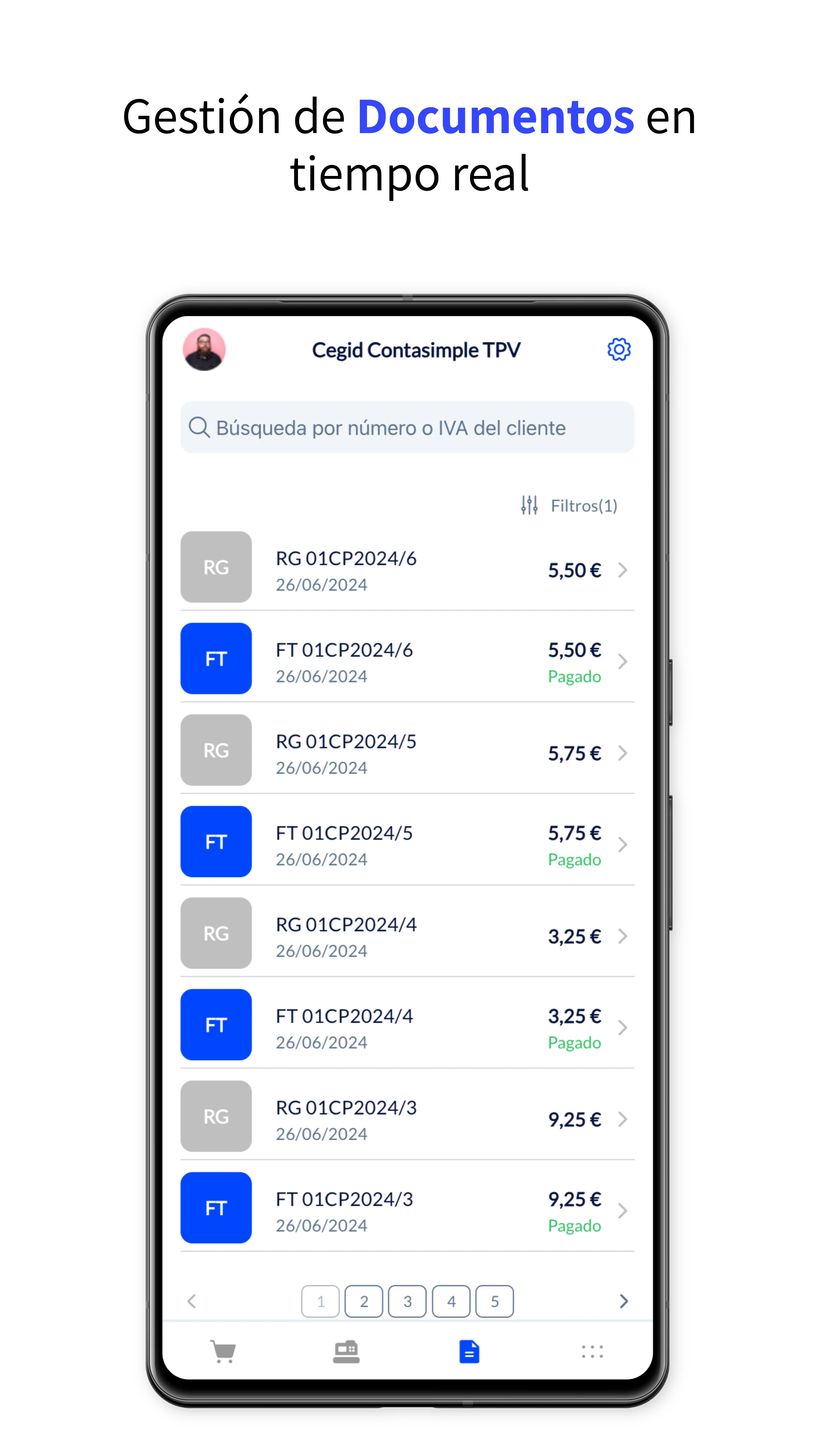 Cegid Contasimple TPV screenshot